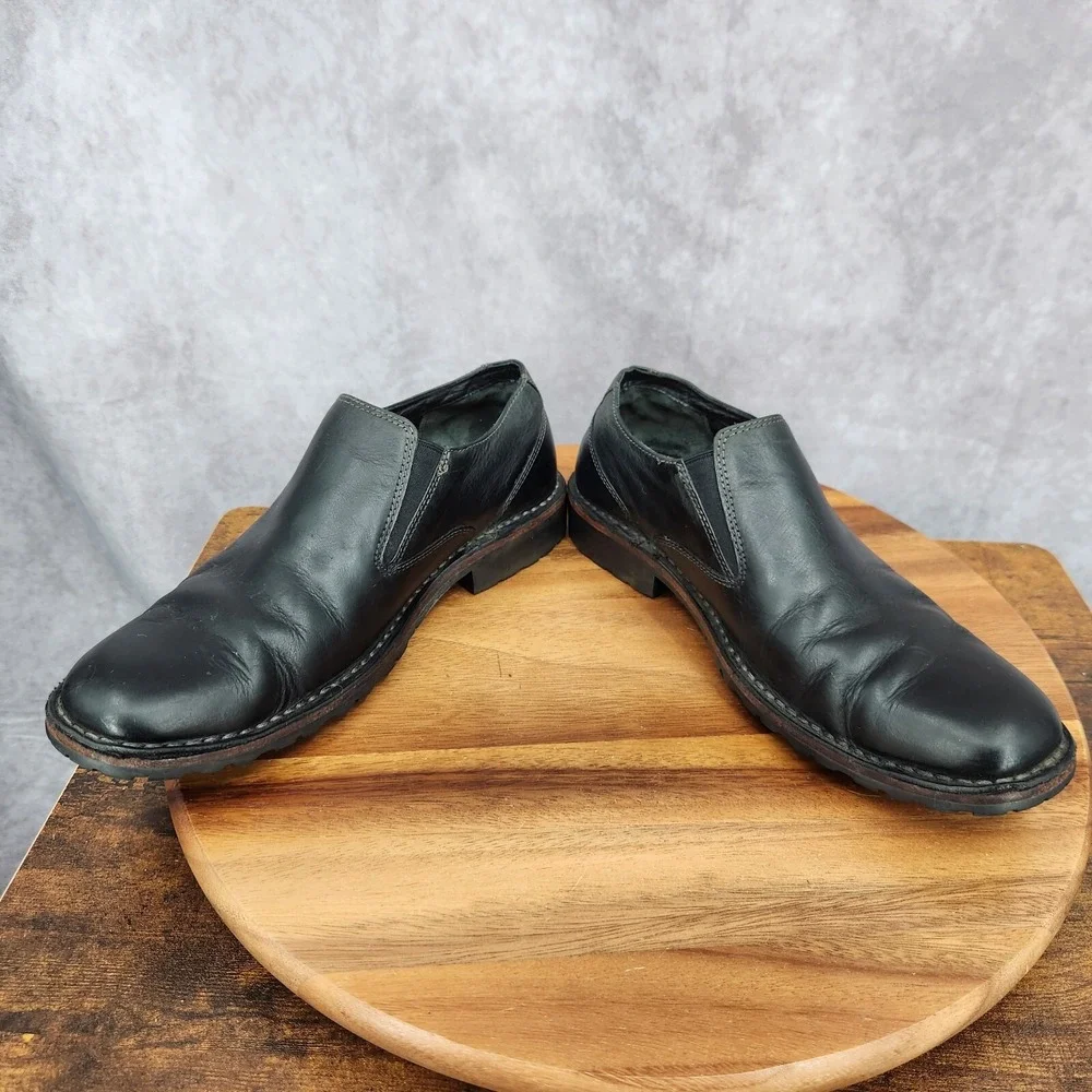 Cole Haan‎ Air Loafers Mens 7.5 M Black Leather Slip On Casual Shoes C07733
